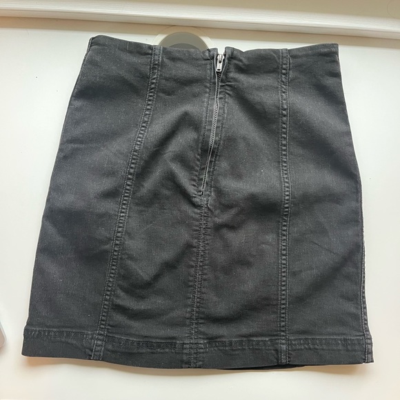Free People modern femme denim mini skirt - Picture 2 of 5